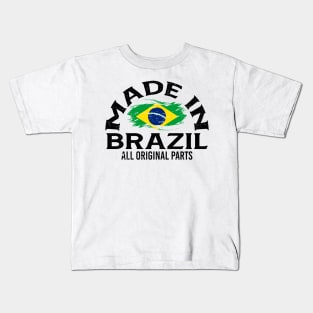 Born in Brazil Kids T-Shirt